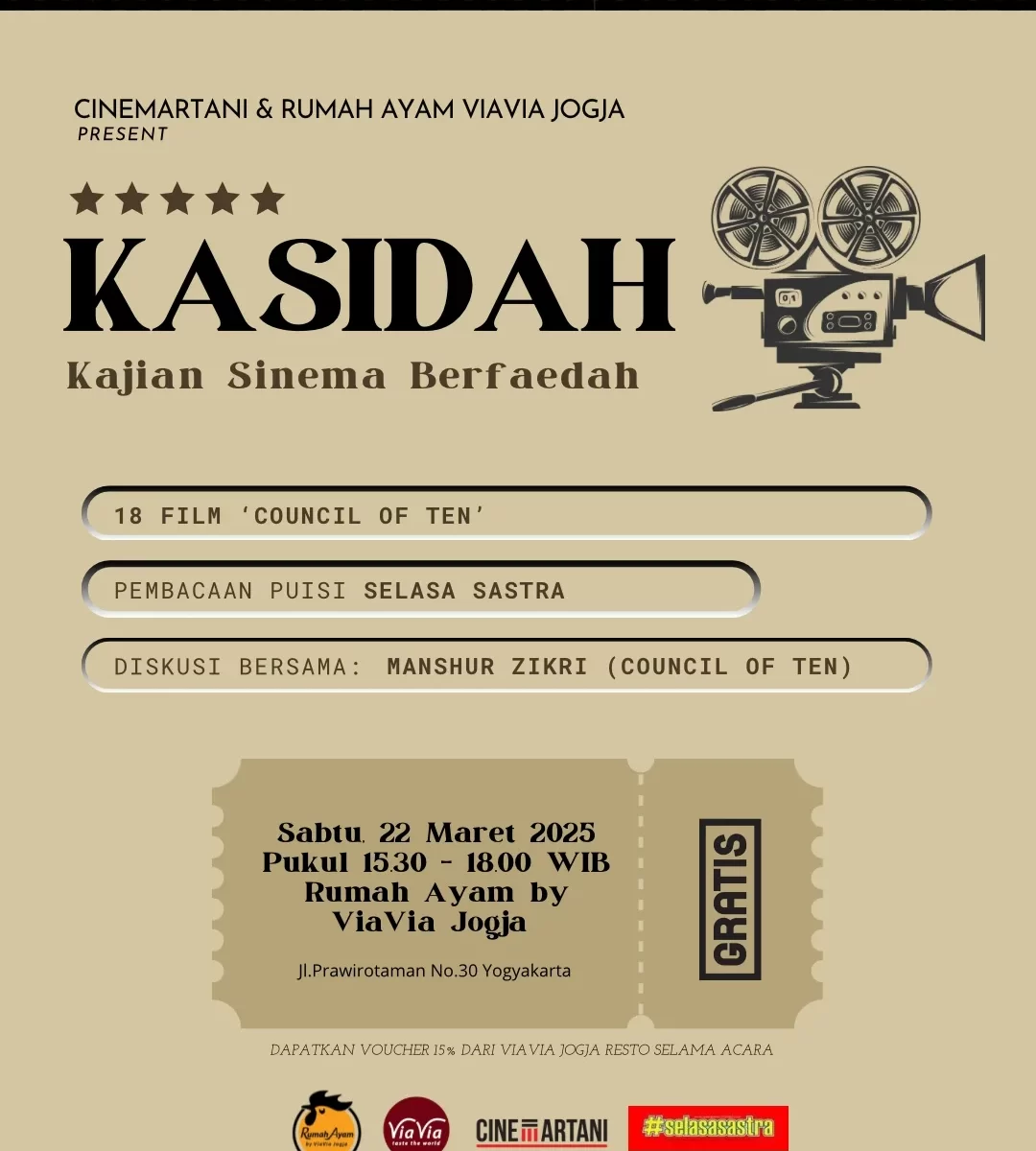 Rumah Ayam x Cinemartani: Kasidah (Kajian Sinema Berfaedah)