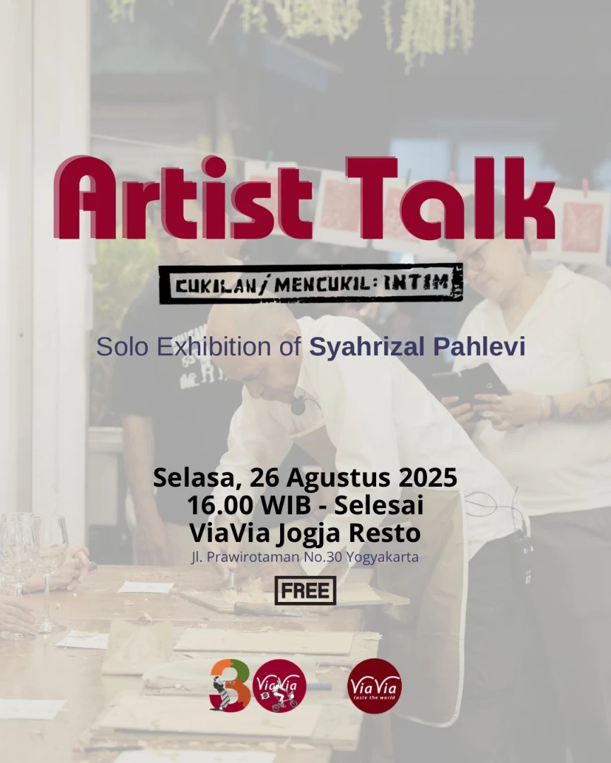 ViaVia Restaurant: Artist Talk with Syahrizal Pahlevi